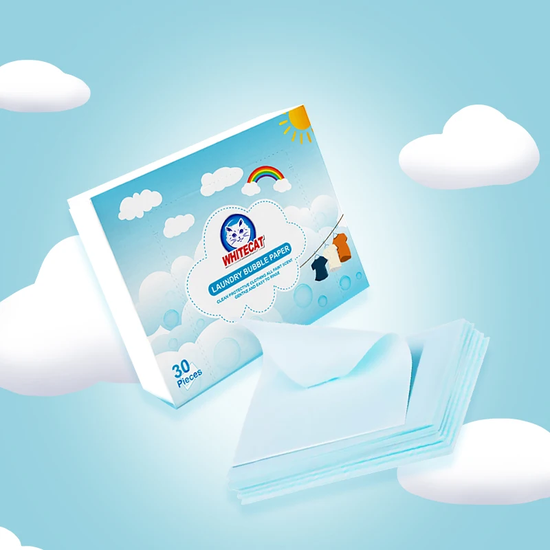 Factory Price Wholesale Biodegradable Laundry Detergent Strips Laundry Sheet