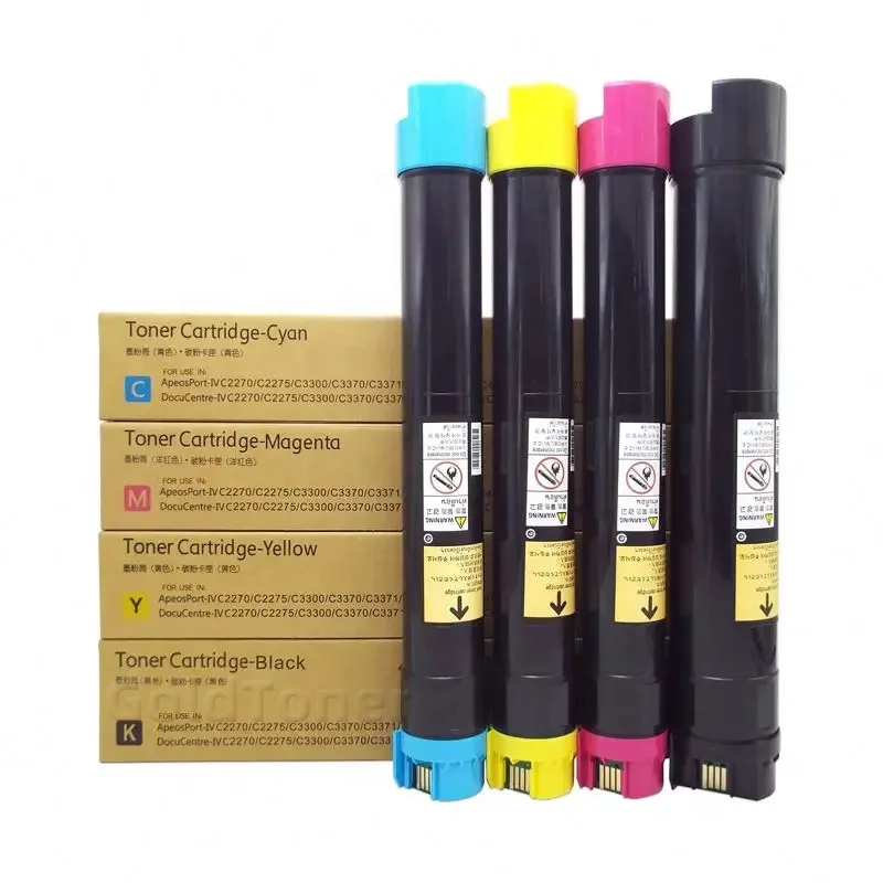 Compatible DCC3370 JAPAN High Quality Toner Cartridge for Xerox DocuCentre-IV C2270 C3370 C4470 C5570 Color Copier