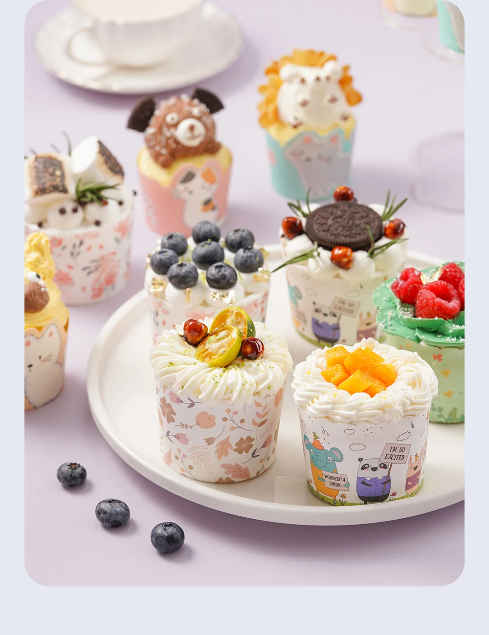 Cupcakes Muffin cream Heat-resistant lace 5000 pieces 10 free