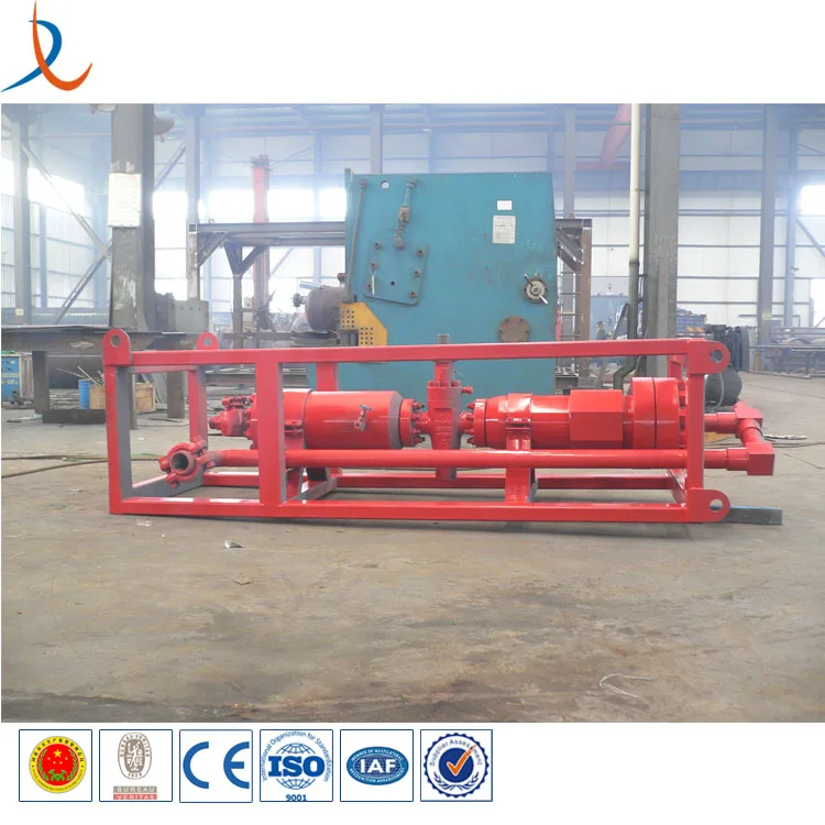 Wellhead petroleum well test cyclone sand desander separator / hydrocyclone desander filter