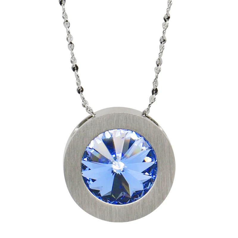 D030 ion balance crystal fashion power tourmaline germanium jewelry necklace women