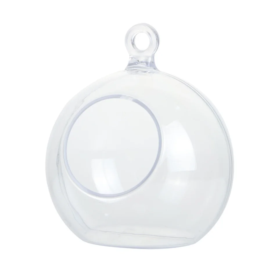 Подвесная пластиковая ваза с воздушными пузырями