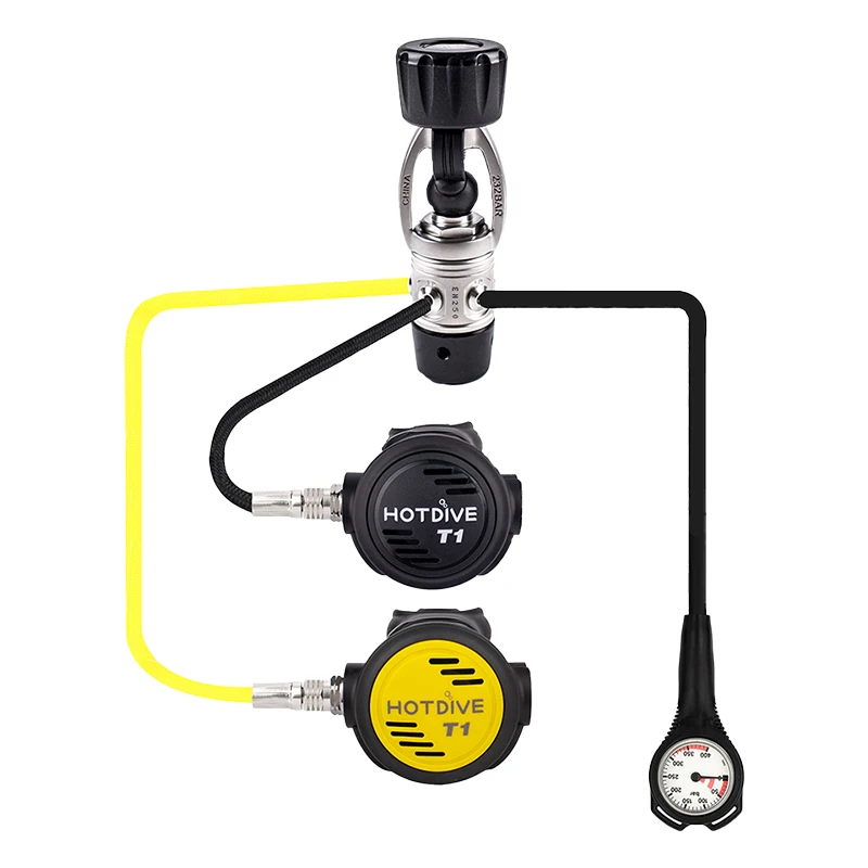 HotDive Classic Downstream Piston Stage 1 Scuba Regulator Package Buy Scuba Regulator Packages