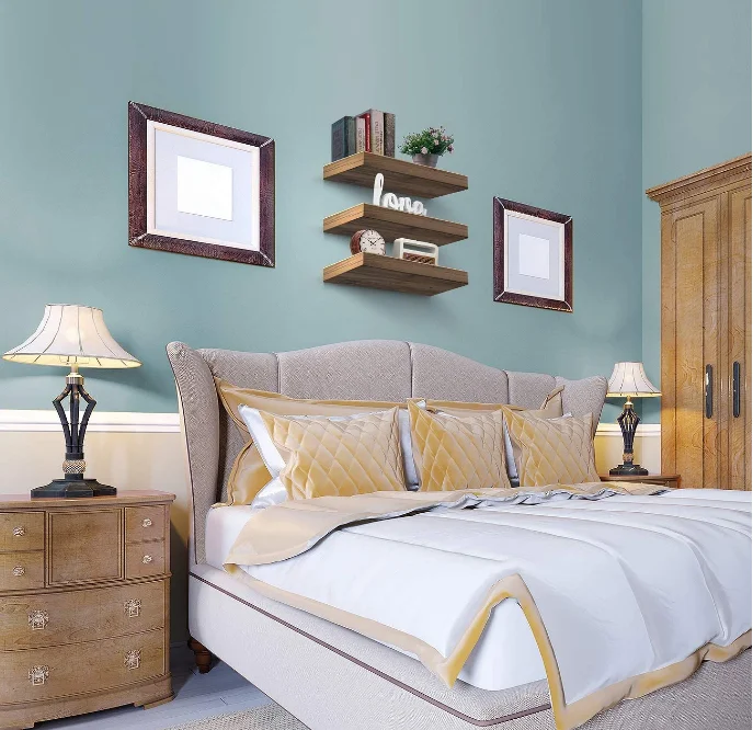 Household Items Mdf Decorative Wall Tv Rack Wall Shelf Floating 3 Tier Floating Wood Shelf Hardware And Fasteners Included