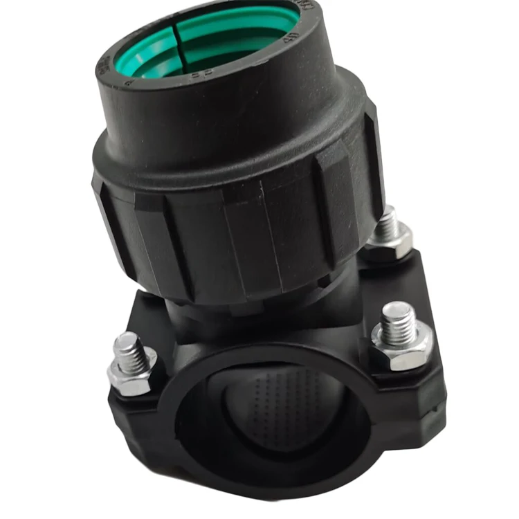 25-250MM Plastic Pp Compression Fittings Clamp Saddle for Agricultural Irrigation