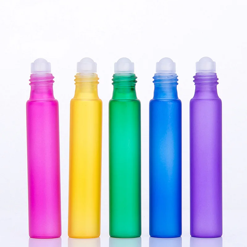 
Empty stainless steel roller ball 10ml essential oil roll on bottle 