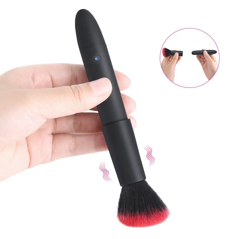 Hot Make Up Brush vibrator sex toy women Beauty Brush  10 Speed Vibration G-spot clitoris vagina Vibrator Massage