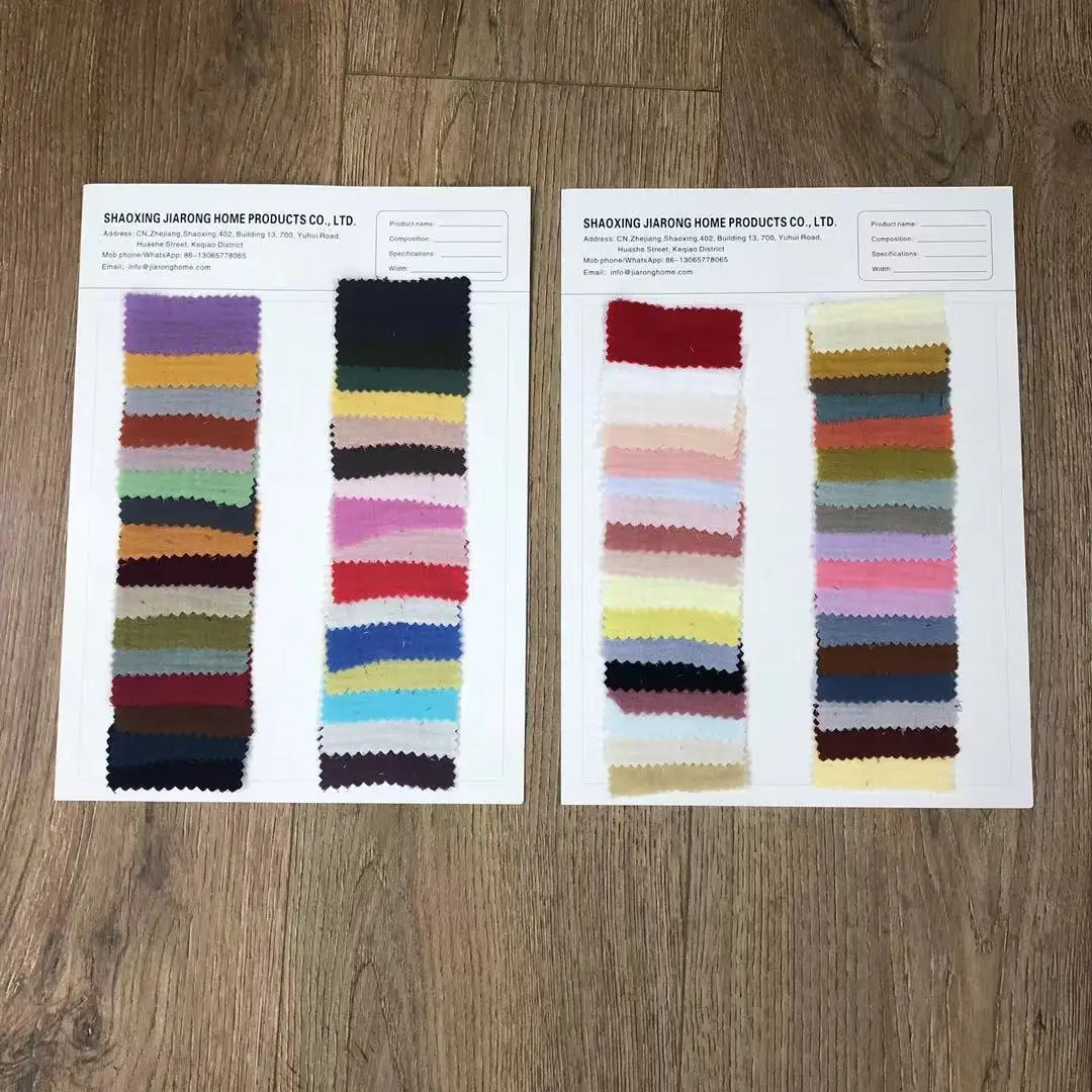 Все виды ткани Swatch чистого льна смесь для одежды и домашнего