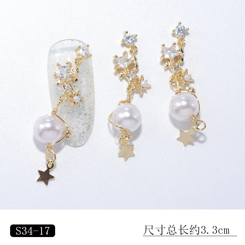 Nail art crystal diamond jewelry parts 3D design nail diy art decoration nail accessories