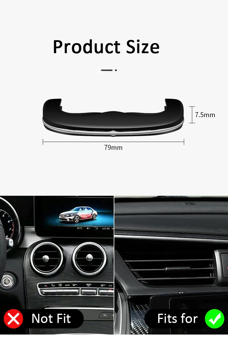 Invisible Air Outlet Pick Car Perfume Diffuser Personalized Car Air Freshener Perfume