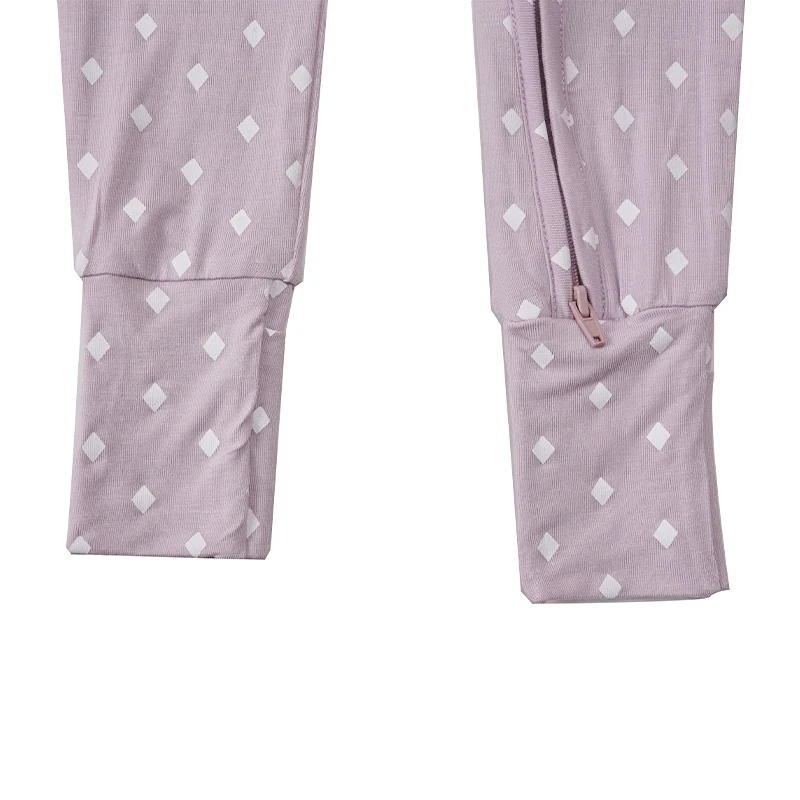 Organic bamboo baby romper pajamas baby onesie custom newborn zipper sleepsuit printed jumpsuit sleepwear babies infant clothes