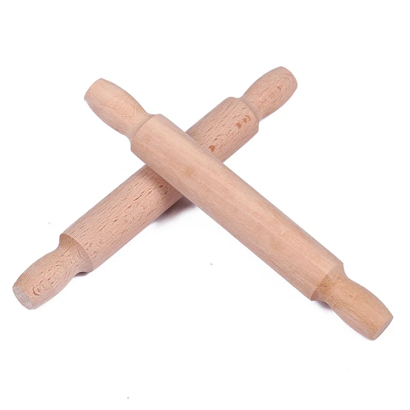 Wood Smooth Light Weight Non-stick Dough Roller Bread Pizza Crust Cookie  Pastry Baking Roller