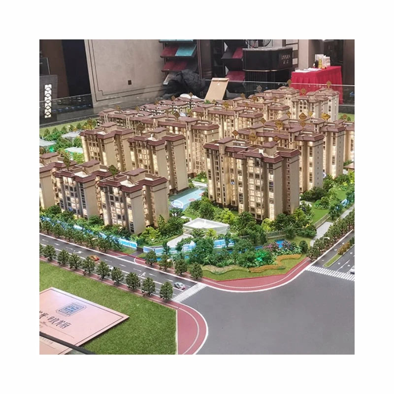 High-quanlity architectural residential scale model for miniature building using ABS plastic