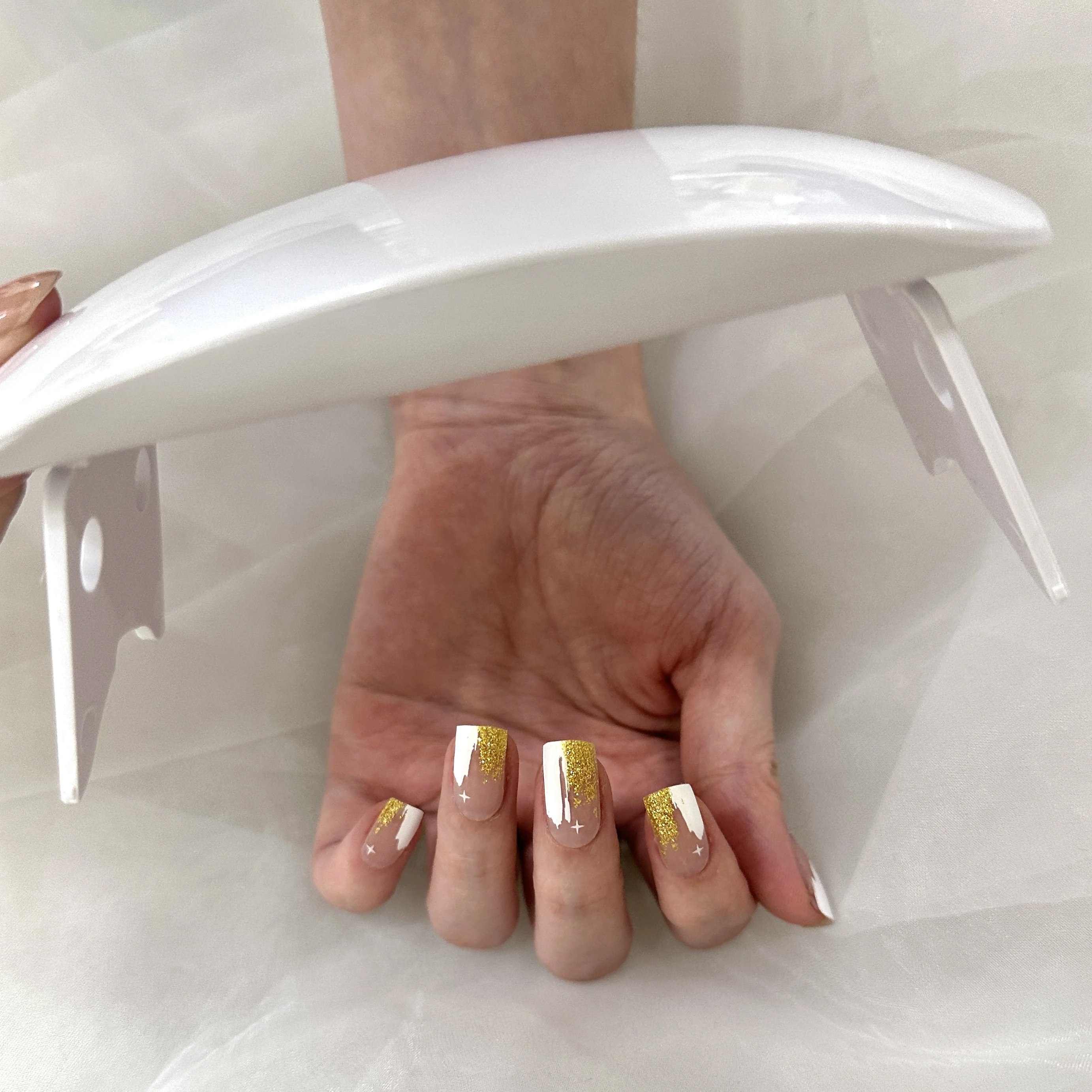 buy online factory price kikilee semi cured gel nail sticker with uv light requires uv lamp LOW MOQ