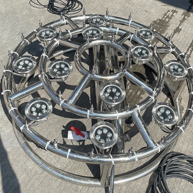 Custom Program Controlled 5M Outdoor Garden Round Shape Modern Dancing Music Water Fountain