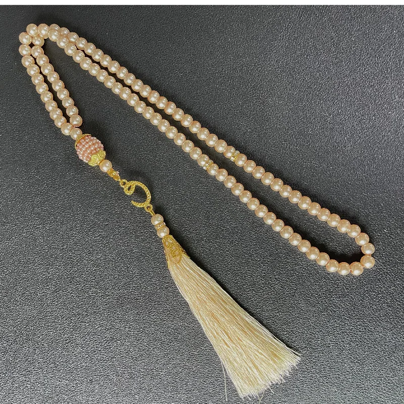 rosary bead chain New Design blue Stone 8mm Muslim Misbaha Tasbih Rosary Subha Islamic Prayer Beads 99