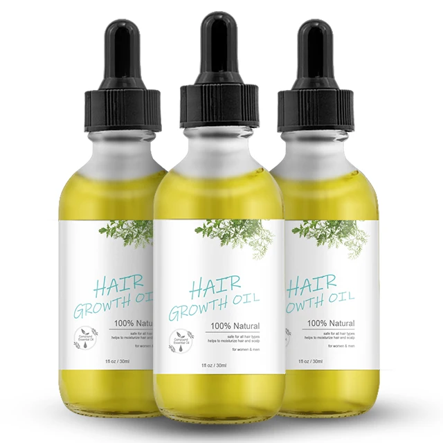 Private Label Biotin Hair Growth Oil Advanced Topical Formula To Help Grow Healthy Strong Hair Serum