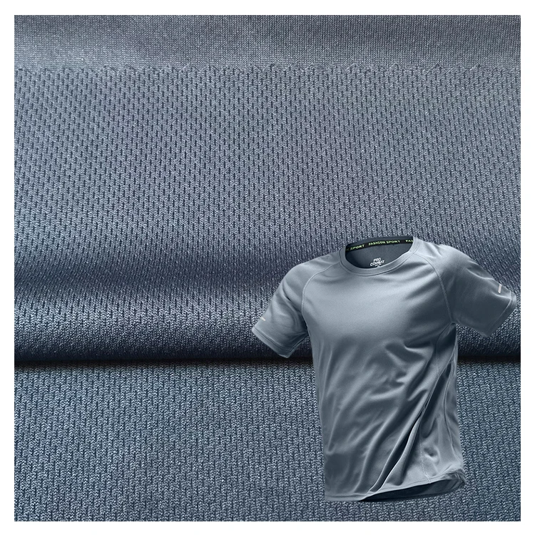Custom Knitted 100% Polyester Eyelet Wicking Mesh Sport Football Jersey Bird Eye Fabric for Gym Wear,Sportswear