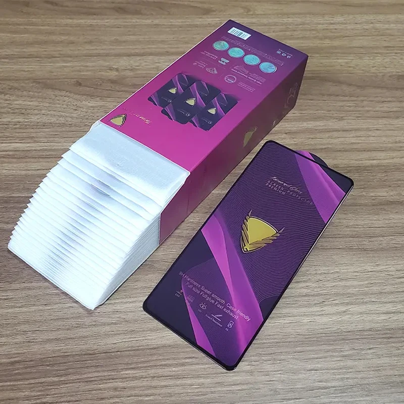 For Redmi Note 12 Pro Golden Armor Big Curved Tempered Glass Screen Protector Anti Blue Light Matte Tempered Glass