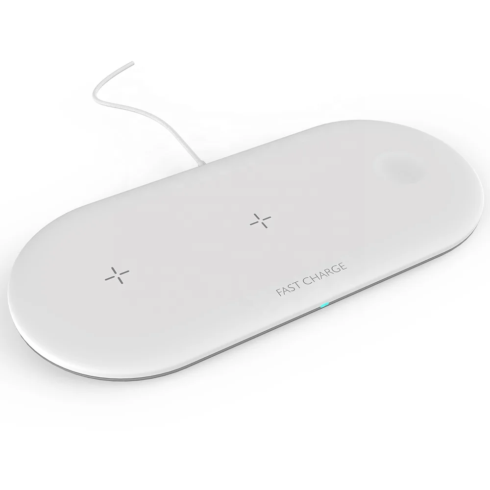 Беспроводное зарядное устройство 3 в 1 для iPhone 11 Pro/XS MAX/X и Watch Series 5/4/3/2/1, совместимо с Airpods