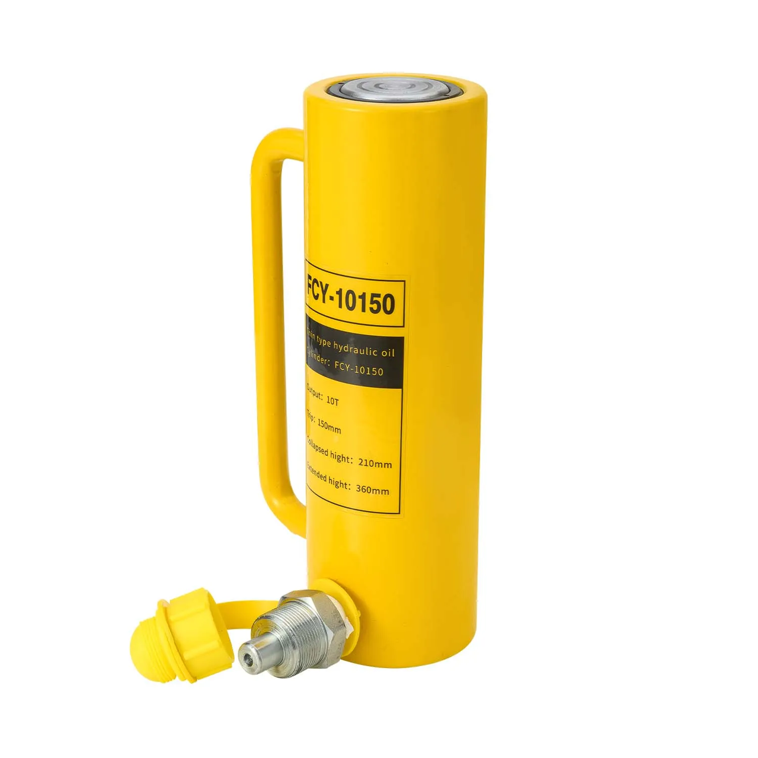 Factory direct 10T jack FCY-10150 long stroke single action hydraulic cylinder jack