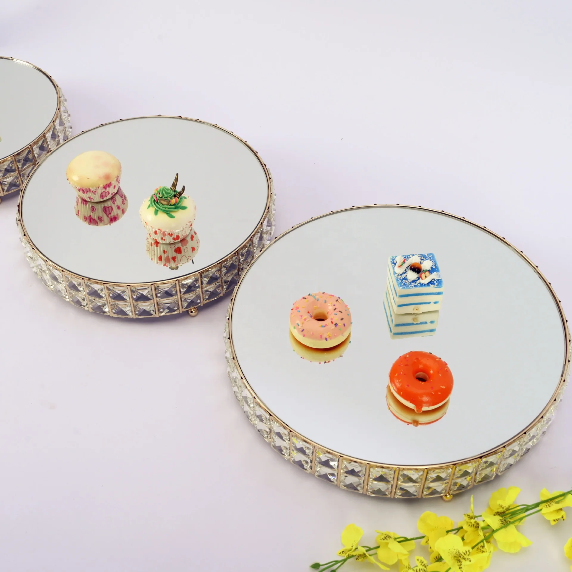 flower bucket display stand mini vintage cake stand