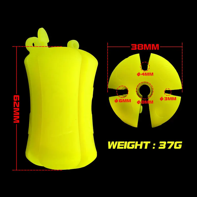 Fishing Rod protection Sleeve Portable Fishing Rod Holder Silicone Ball to Protect Rod Fishing Accessories