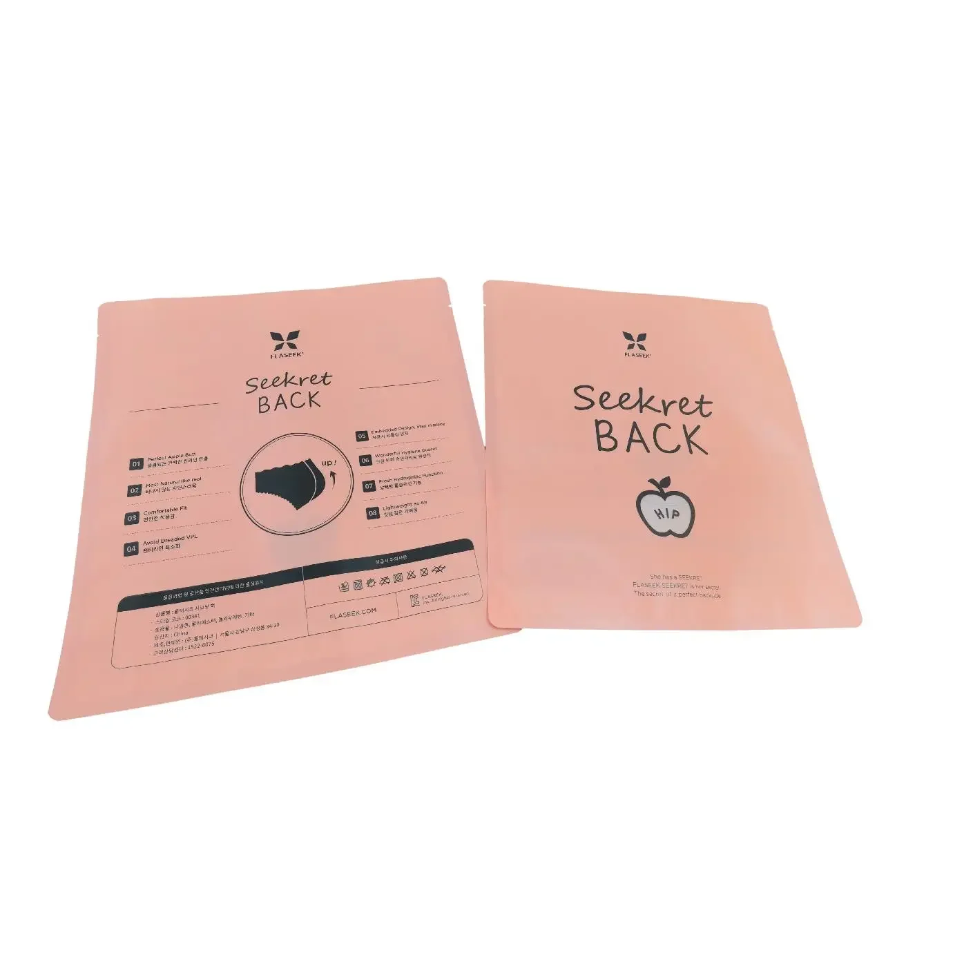 Custom Printed PET Plastic Zipper Pouch for Packaging Socks Cloth Underwear Hamburger Jelly with Gravure Printing