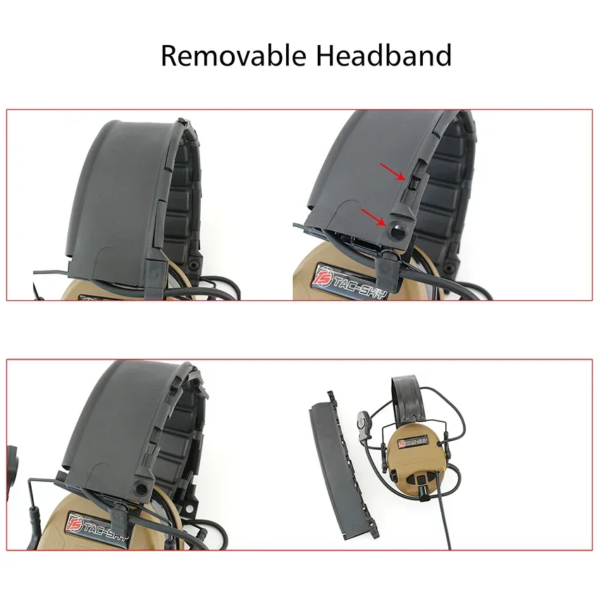 TS TAC-SKY Headset Tactical SORDIN Ultra Shooting Hearing Protection Noise Cancelling Pickup Headphone for Walkie Talkie
