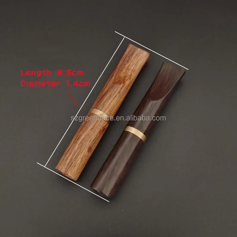 2024 wholesale Activated carbon Wooden filter tips Handmade cigarette Accessories wood mouthpiece for pre rolls