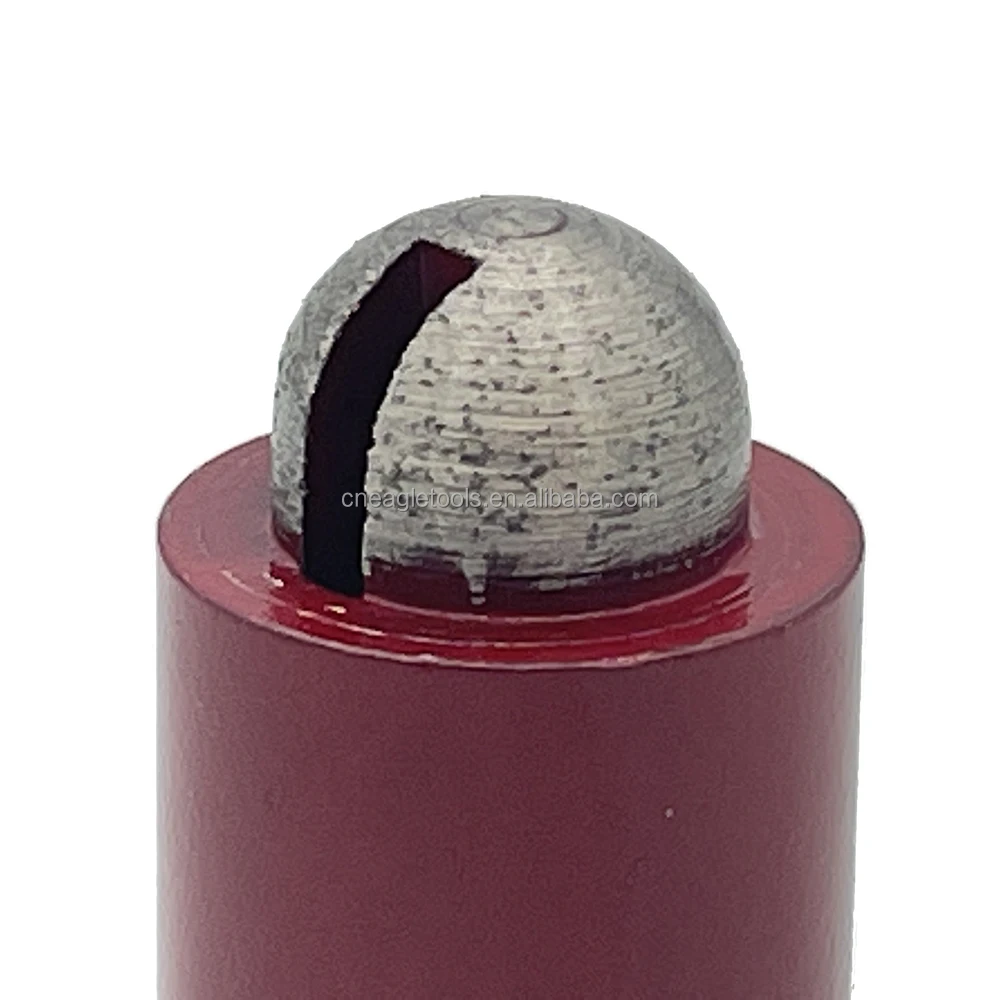 CNC Best Quality ball head diamond finger bits  D10/12/15/20/25mm diamond milling cutter for granite quartz  ceramic