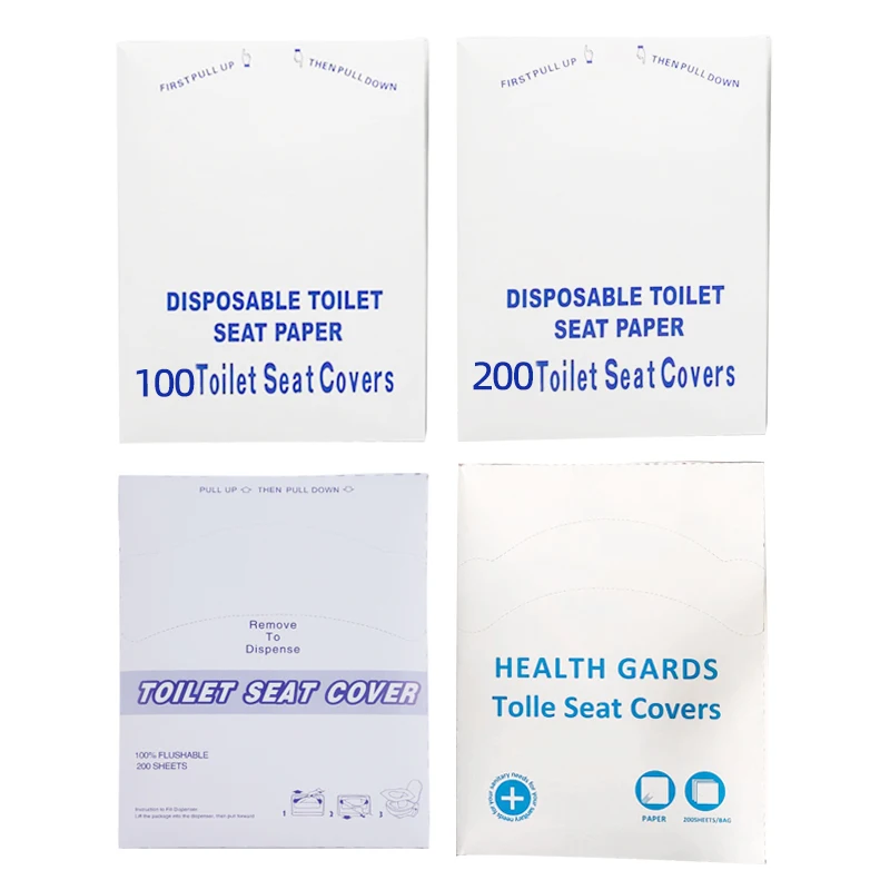OEM paper toilet seat cover toilet disposable seat cover disposable toilet cover seat for airplane