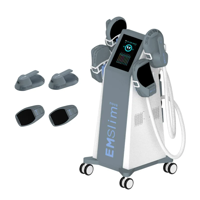 High intensity Electromagnetic Training Muscle Machine ems muscle stimulator Emslim 4 Handles Ems Body Sculpting machine