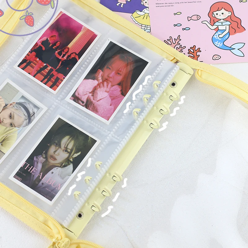 Kpop Photocard Holder PVC binder photo album for kpop card/sticker/photos Wholesale