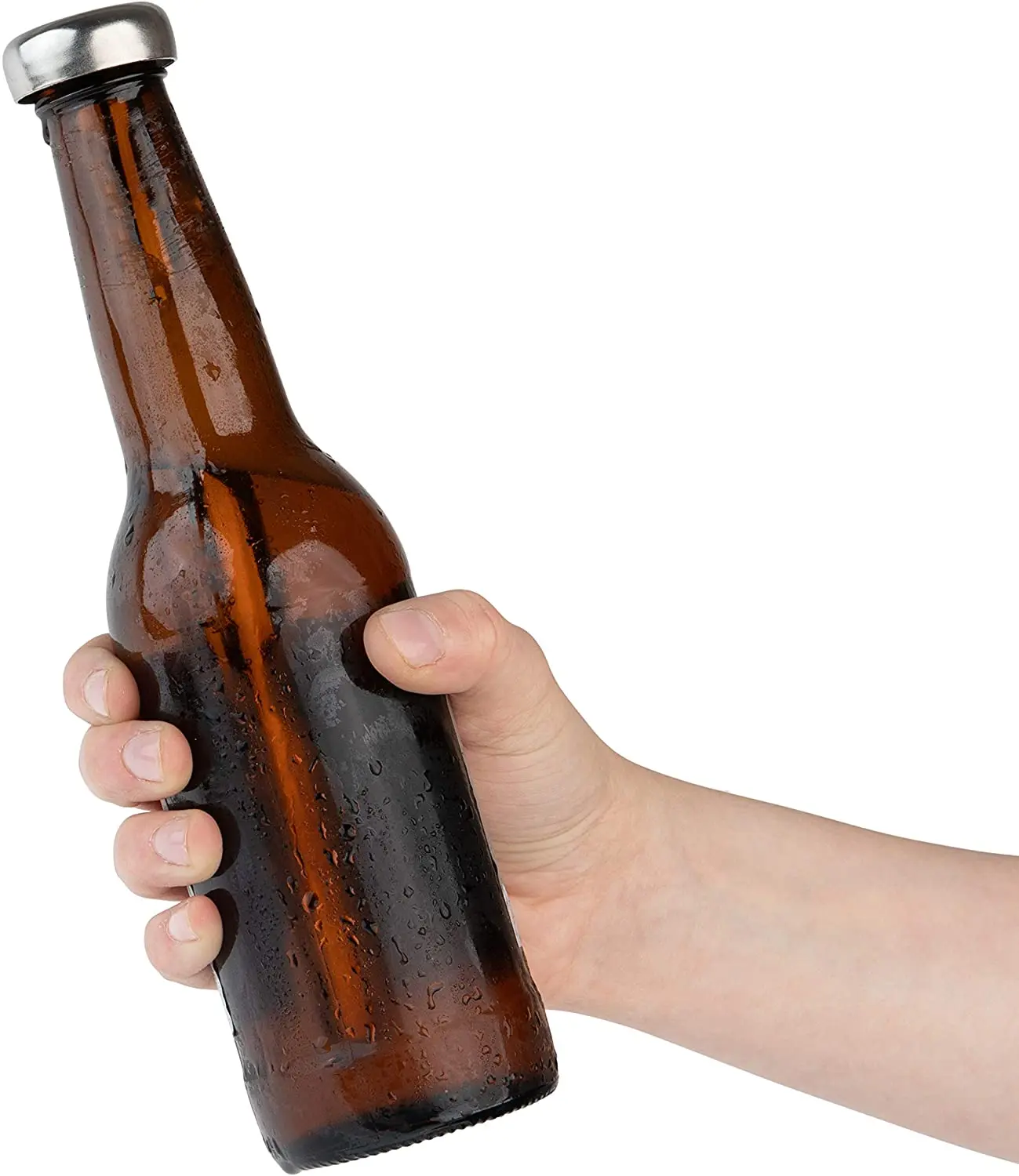 Flashing Stainless Steel cooler Ice Beer Bottle Chiller Wine Chill Sticks