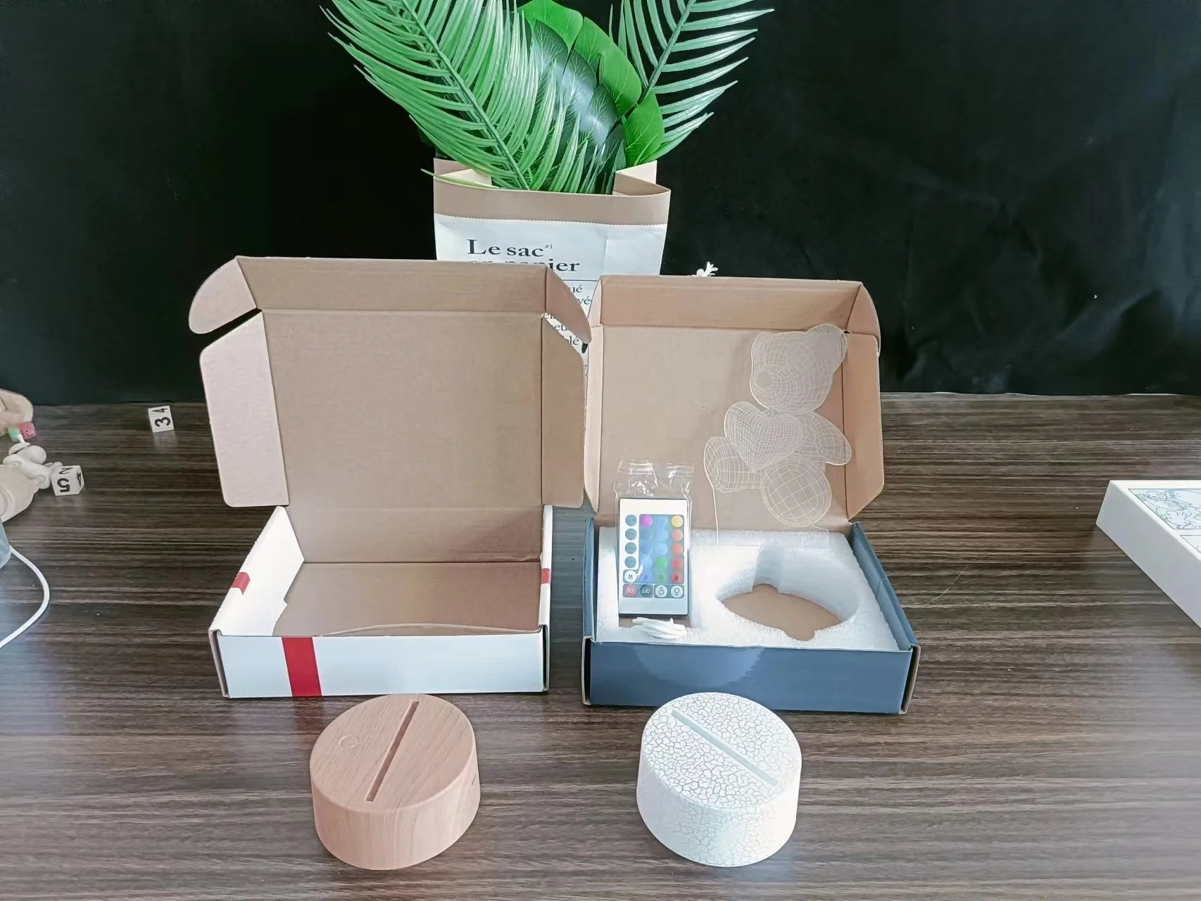 Sourcing Factory Wholesales 3D  Night Lamp Dream Color Led Night Lights Home Decoration Mermaid Beauties Acrylic Table Lamp