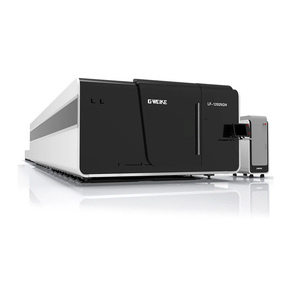 GWEIKE HIGH POWER 8000W-20000W 4M*2M COVER EXCHANGE TABLES HIGH SPEED FIBER LASER CUTTING MACHINE