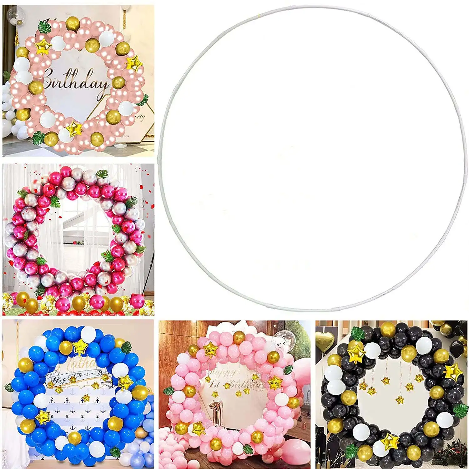 Circular Shaped Balloon Column Stand Support Floating For Party Birthday Wedding And School Decorations