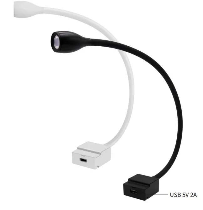 Простой светильник для чтения отеля спальни настенный книг 3 Вт USB-зарядное устройство с более длительным