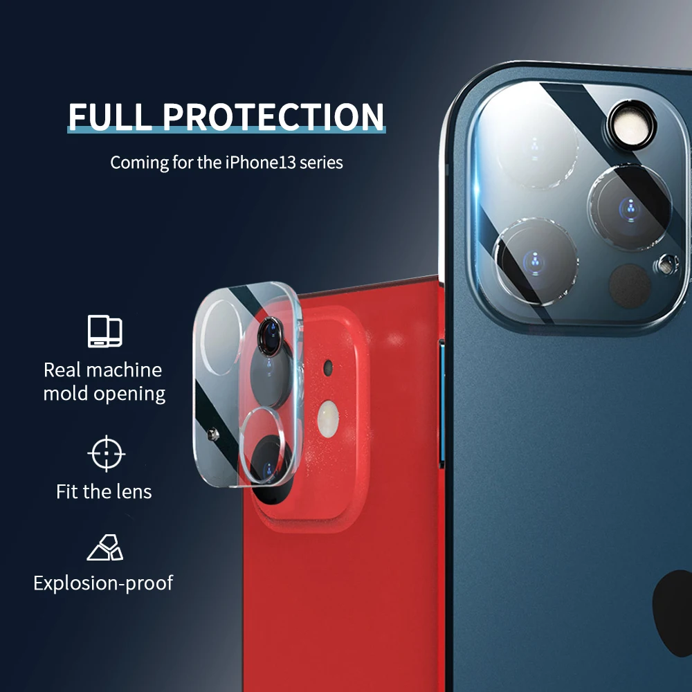High Quality for iPhone 13 Pro max Rear Camera Lens 9H Anti Scratch Tempered Glass Film Back Screen Protector