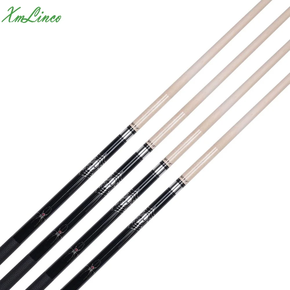 Xmlinco Billiard Pool Cue Real Leather Warp High Technology Professional 12.5mm Tip Size Real Leather Warp