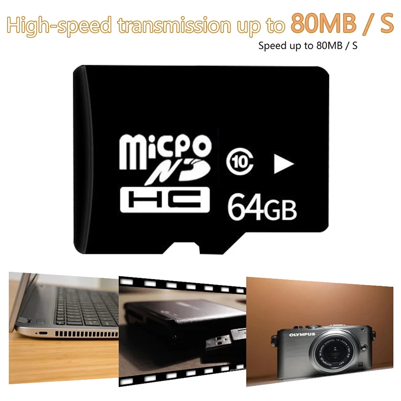  Высокоскоростные карты памяти HC C10 для чтения и записи 4 8 16 32 64 128 ГБ Micro TF