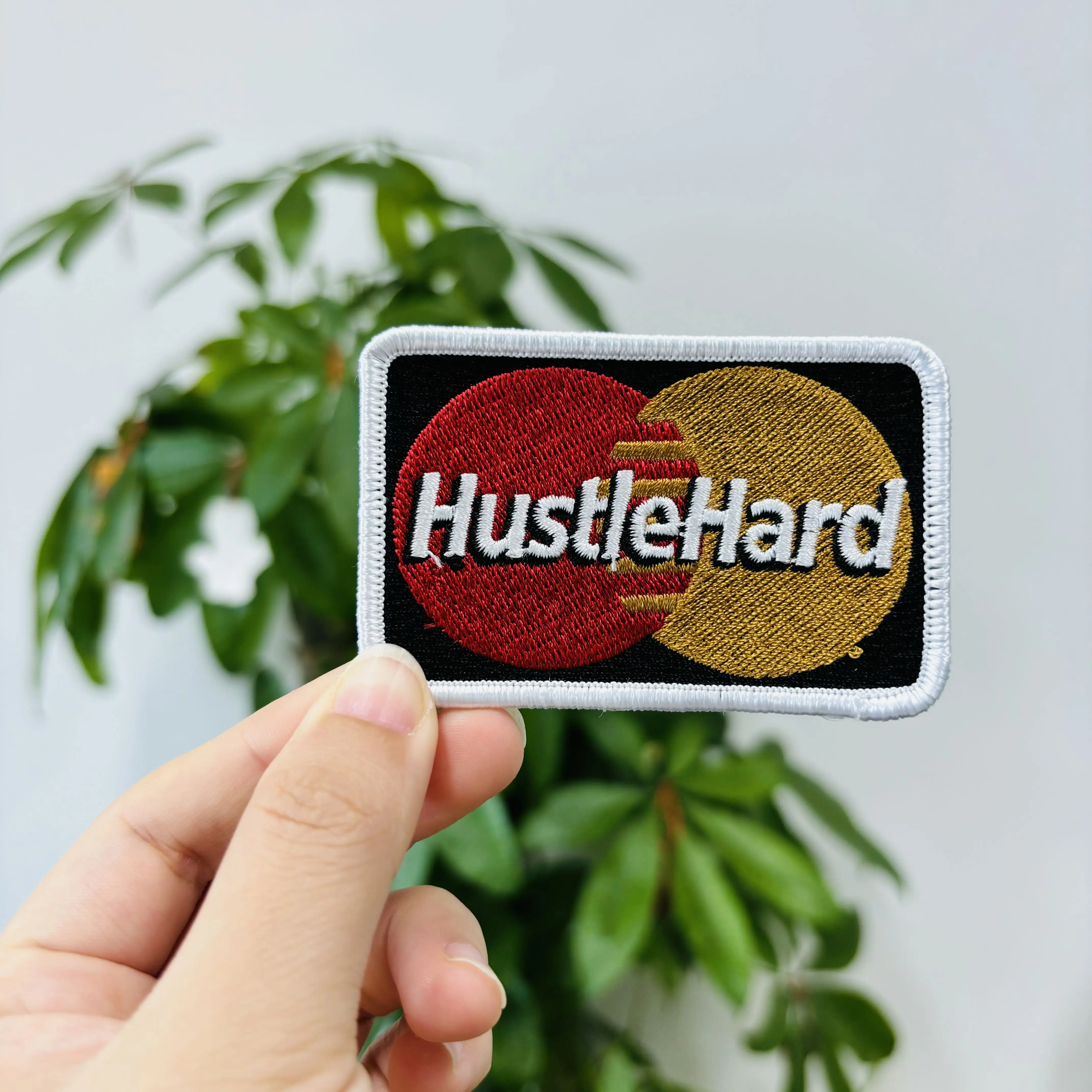 embroidery patches sweatpants Iron On Patches Hoodie Clothing Embroidered Large Custom design logo patch embroidery t shirts
