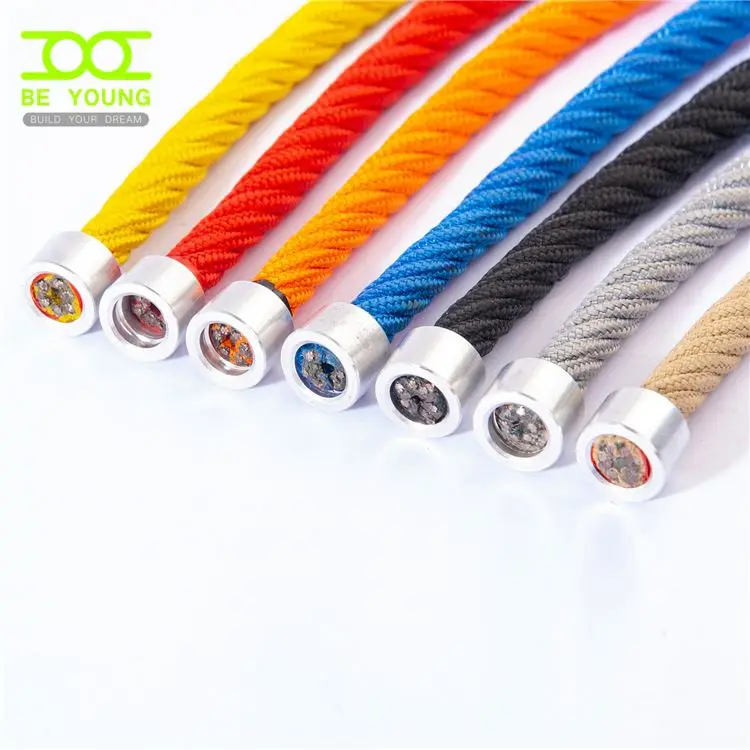 Playground Plastic Rope With Steel Core Climbing Tree Swing Platforms Outdoor Course Polypropylene Multifilament Colors