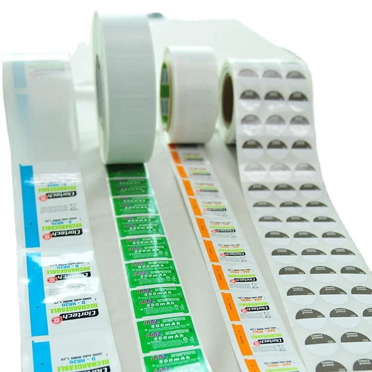 Design Customized Adhesive Polyester Polycarbonate Acrylic Panel Sticker Printing Custom Plastic Sticker Label