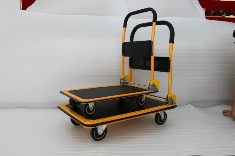 Perfect foldable good bearing capacity four-wheeled cart