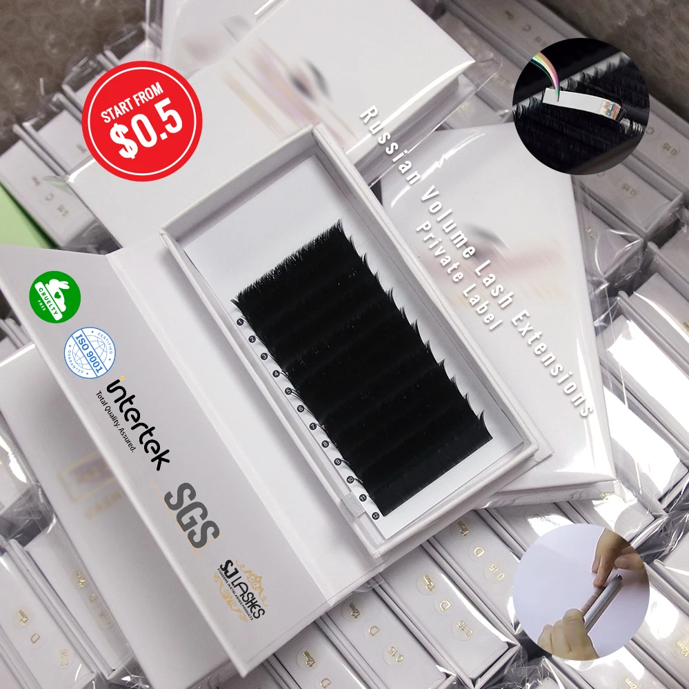 Premium Mink Lash Extension Handmade Lash Extensions Mink Custom Lashes Packaging