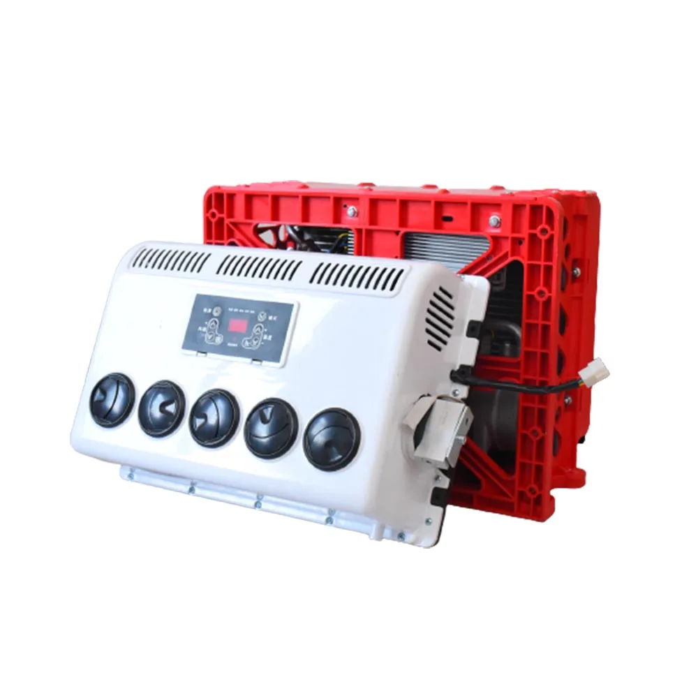 Pollution-free Universal 24v Compressor Car Electric Air Parking Conditioner Split System For Semi/heavy Truck Rvs Boat