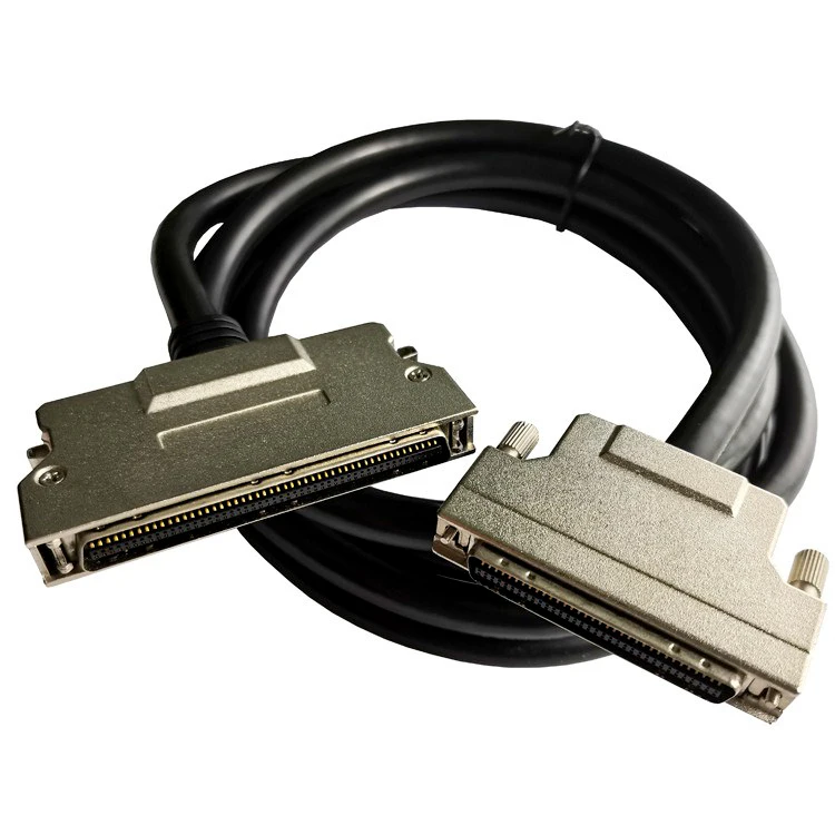 whole sale 68 ways HD68 pos female connector to DB68 pin female connector SCSI-III Shielded Cable