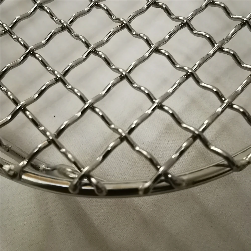 New Arrival Stainless Steel Bbq Wire Mesh Net Rectangular Cooking Barbecue Grill Nets